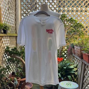Swedish Fish T-Shirt. White.  Size Medium. Cotton. 
Unisex. NWT